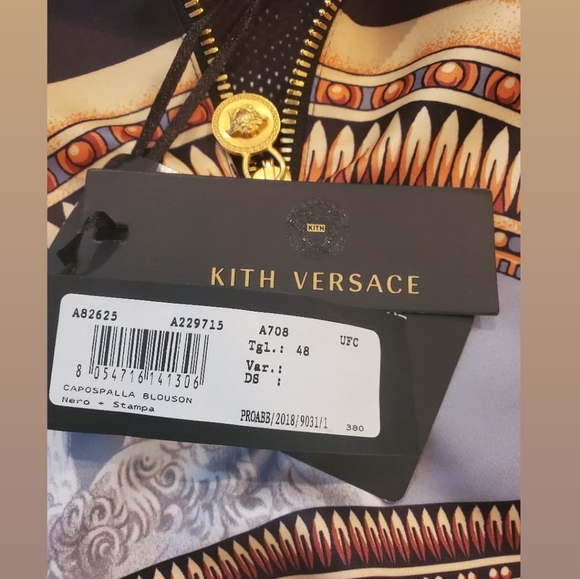 Kith x Versace quarter zip pullover sweatshirt - Picture 6 of 7